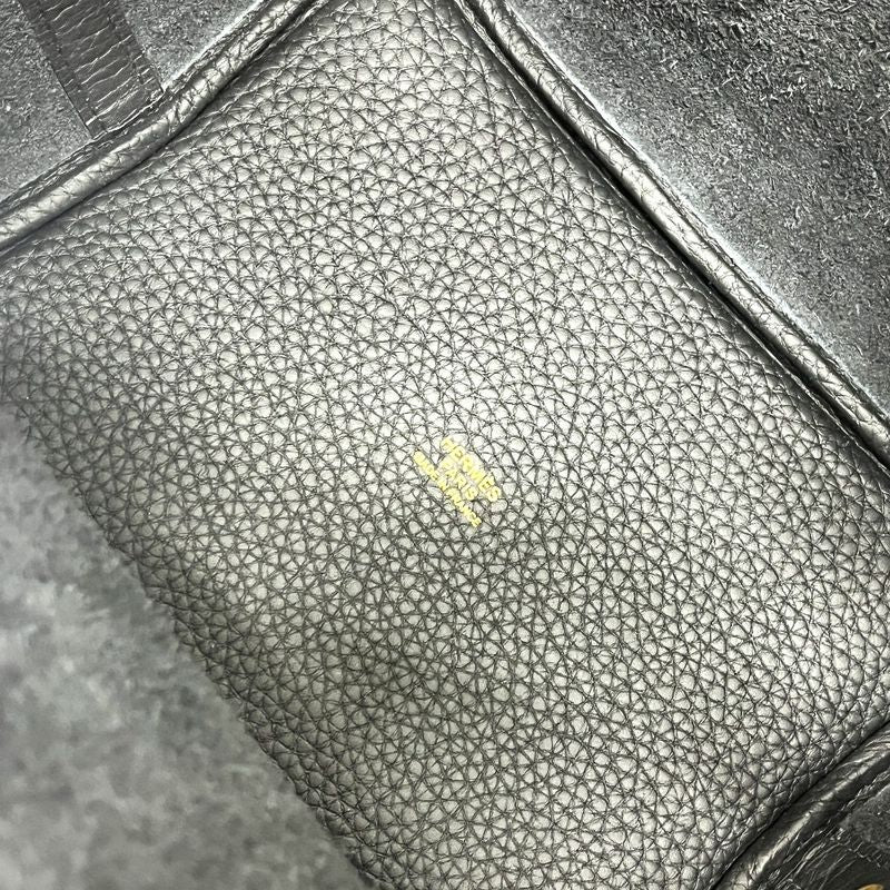 Hermes Handbag Picotin Lock PM Taurillon Clemence Ghardware Black