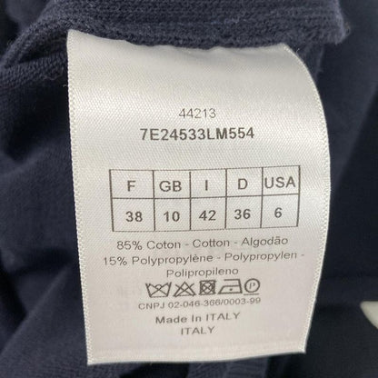 DIOR Christian Dior Long Sleeve Sweater Size I 42 Women's - Navy