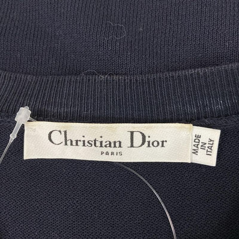 DIOR Christian Dior Long Sleeve Sweater Size I 42 Women's - Navy