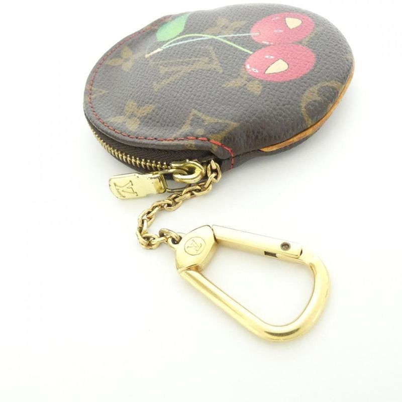 Louis Vuitton Monogram Cherry Porte Monnet Long M95043 Coin Case