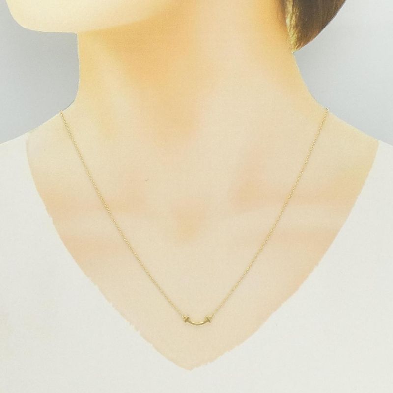 Tiffany & Co T Smile Mini Necklace
