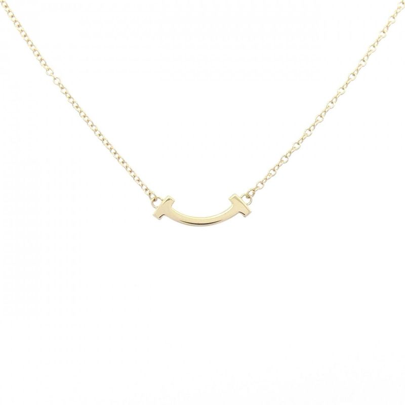 Tiffany & Co T Smile Mini Necklace