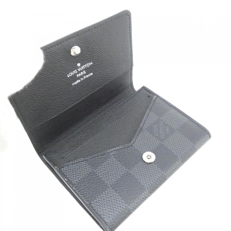 Louis Vuitton Damier Graphite Unvelop Carte De Visite N63338 Card Case