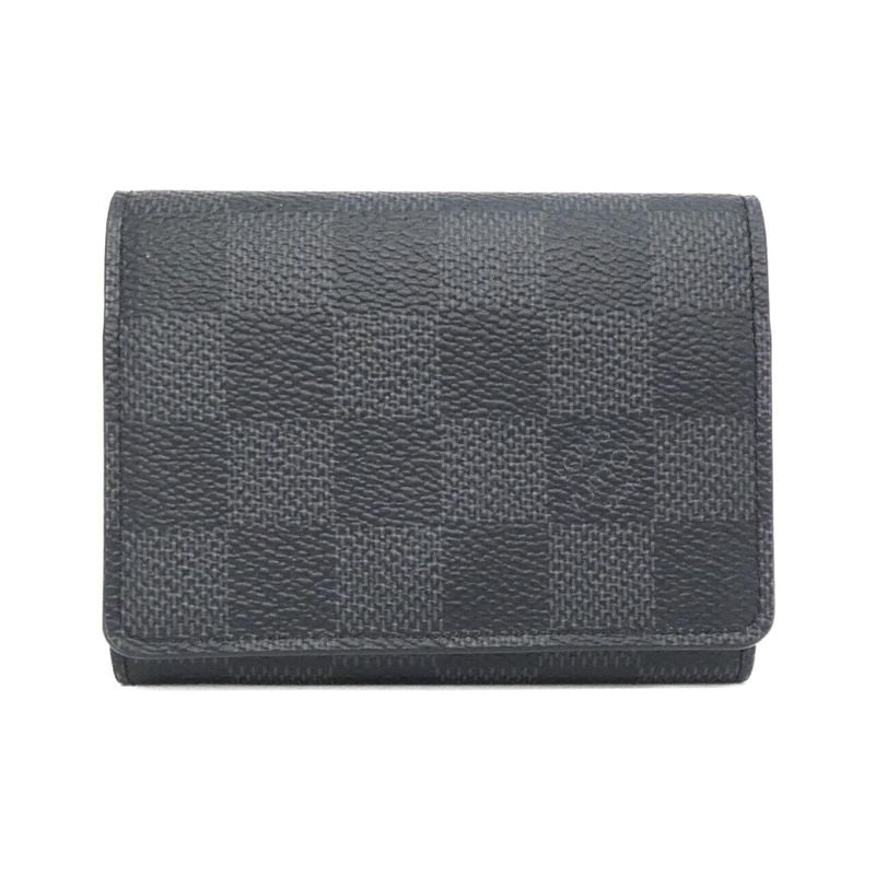 Louis Vuitton Damier Graphite Unvelop Carte De Visite N63338 Card Case