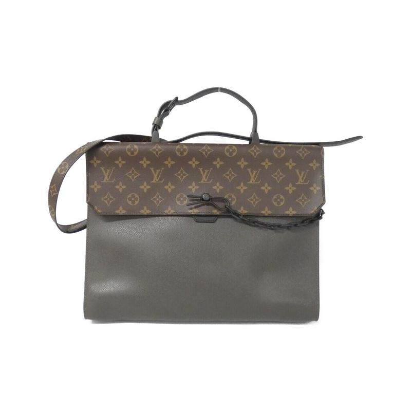 Louis Vuitton Monogram + Taiga Robust Briefke 2020aw M30591 Bag
