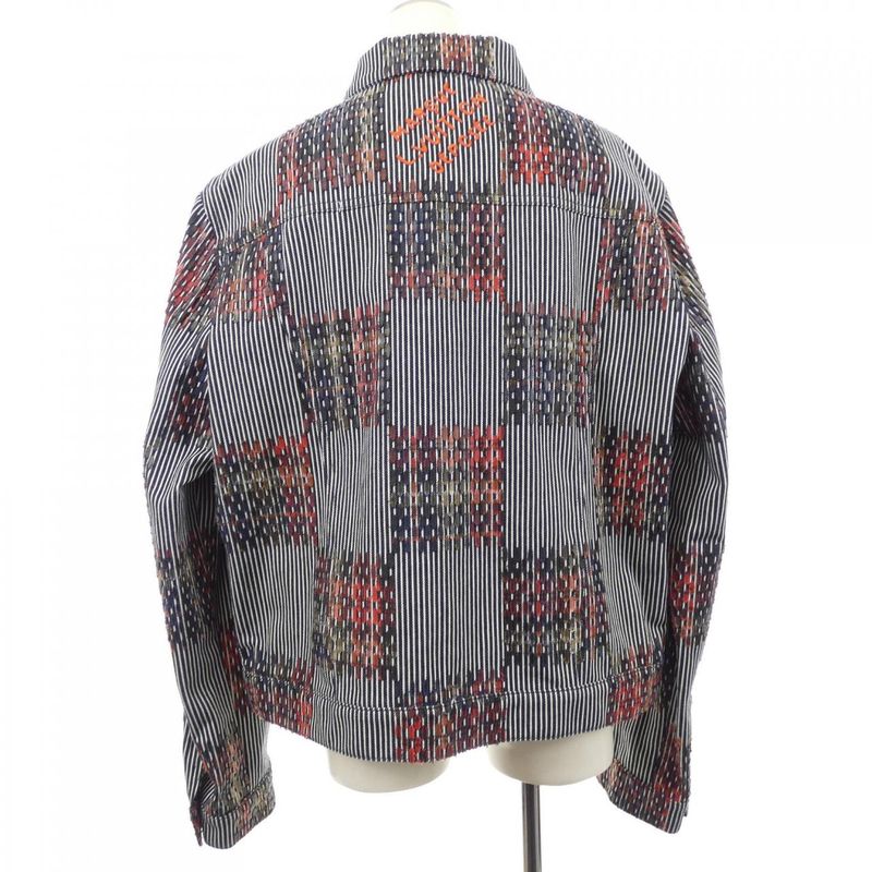 Louis Vuitton Hickory Damier Denim Jacket Hra76wmjp Jacket