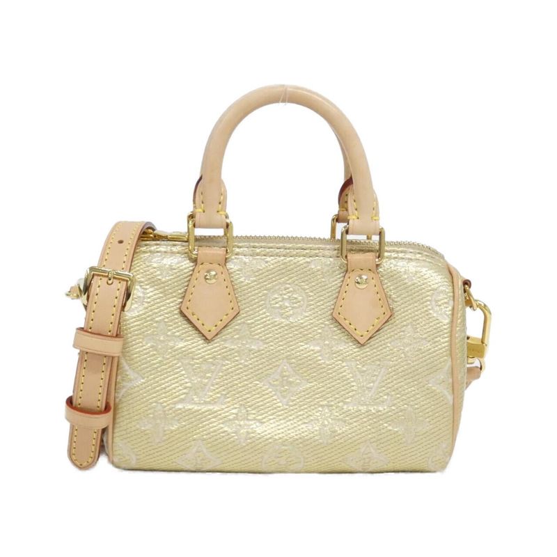 Louis Vuitton Monogram Laminated Jacquard Nano Speedy M82242 Boston Bag