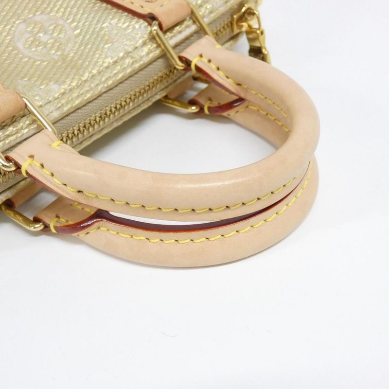 Louis Vuitton Monogram Laminated Jacquard Nano Speedy M82242 Boston Bag