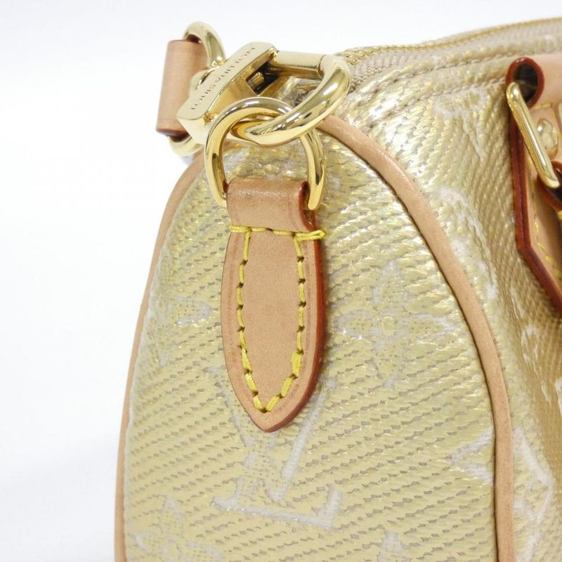 Louis Vuitton Monogram Laminated Jacquard Nano Speedy M82242 Boston Bag