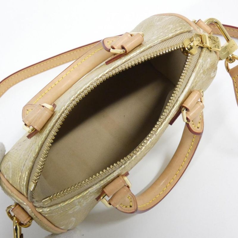 Louis Vuitton Monogram Laminated Jacquard Nano Speedy M82242 Boston Bag