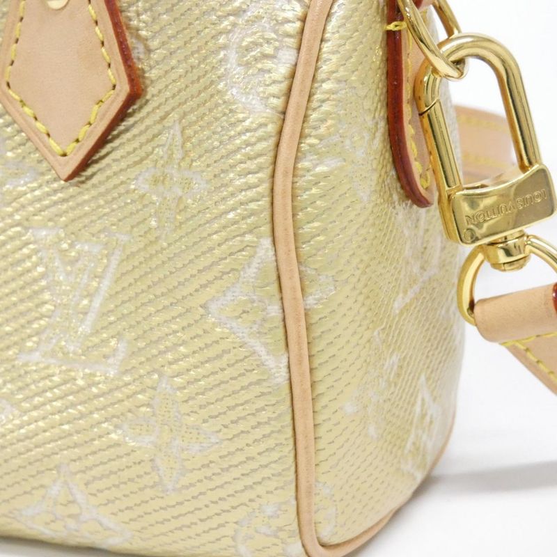 Louis Vuitton Monogram Laminated Jacquard Nano Speedy M82242 Boston Bag