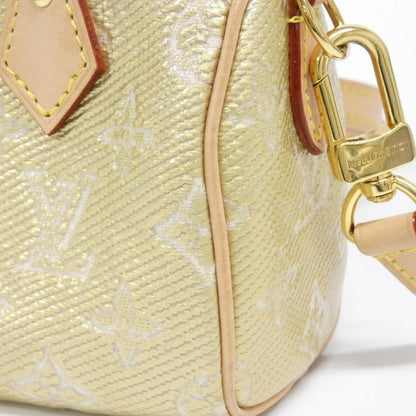 Louis Vuitton Monogram Laminated Jacquard Nano Speedy M82242 Boston Bag