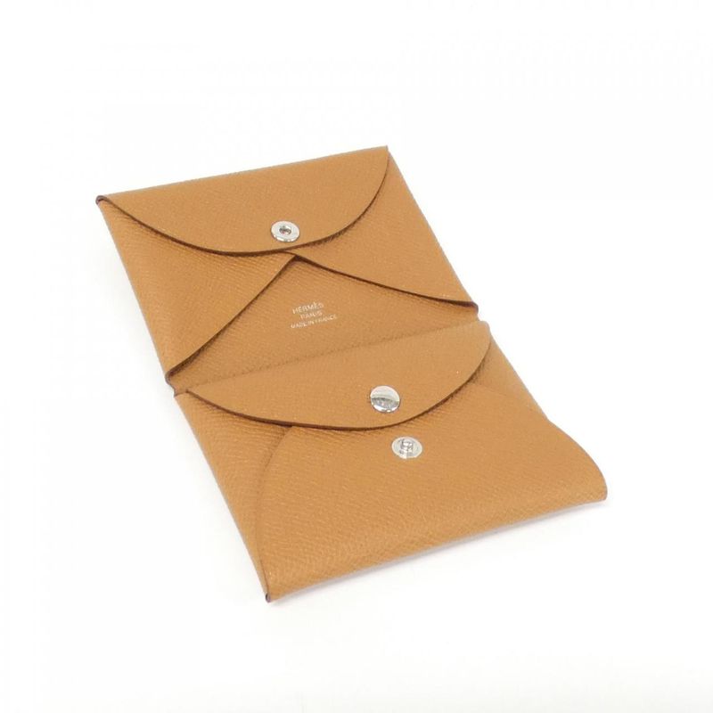 Hermes Calvi Duo 083035ck Coin Case