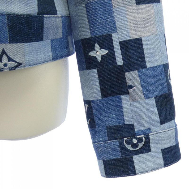 Louis Vuitton Denim Monogram Jacket Fija14tws Denim Jacket