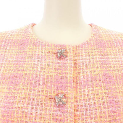 Chanel P76339v68218 No Collar Jacket