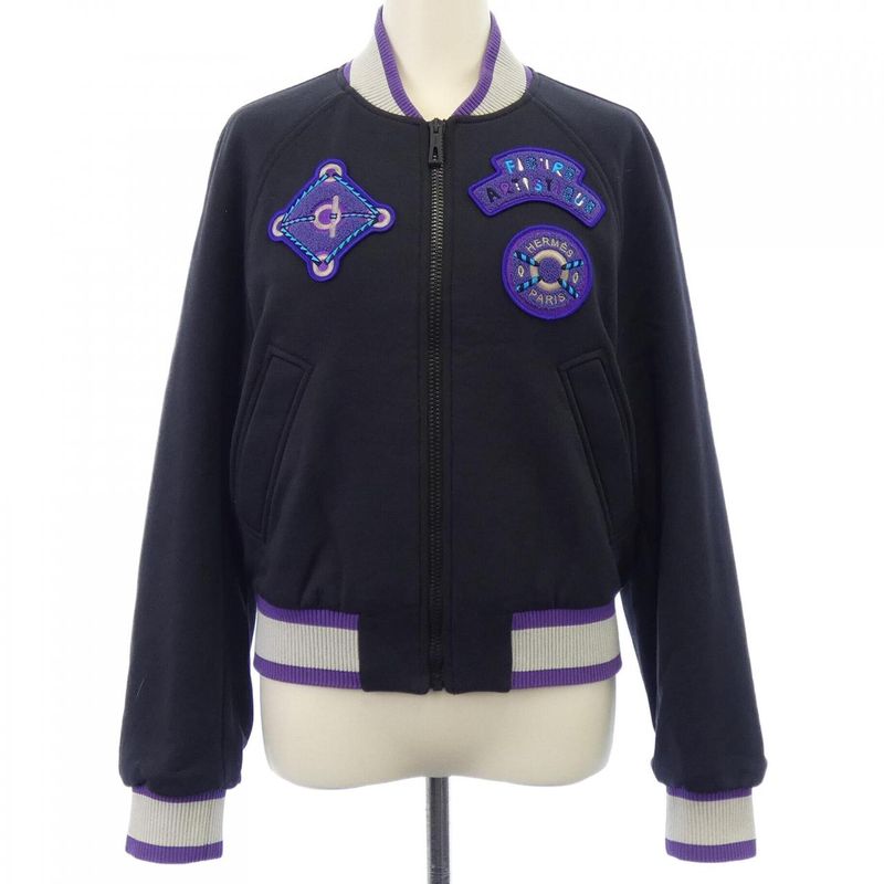 Hermes Figure Artistique Varsity Embroide 3h4208dd Blouson