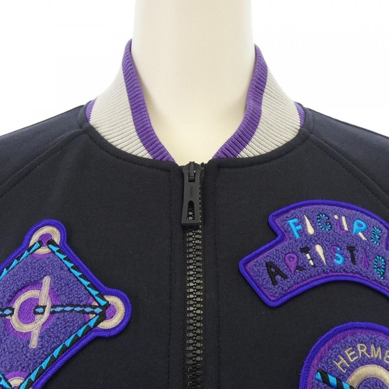 Hermes Figure Artistique Varsity Embroide 3h4208dd Blouson