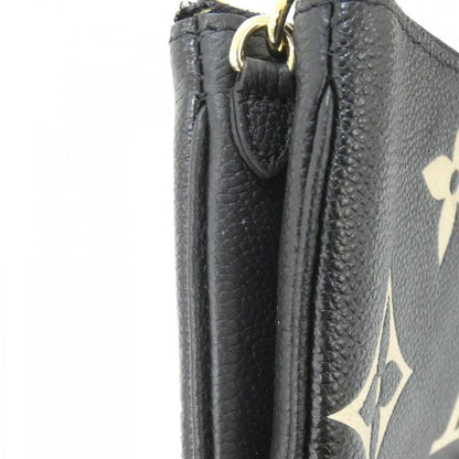 Louis Vuitton Bicolor Monogram Empreinte Pochette Double Zip M80787 Shoulder Bag