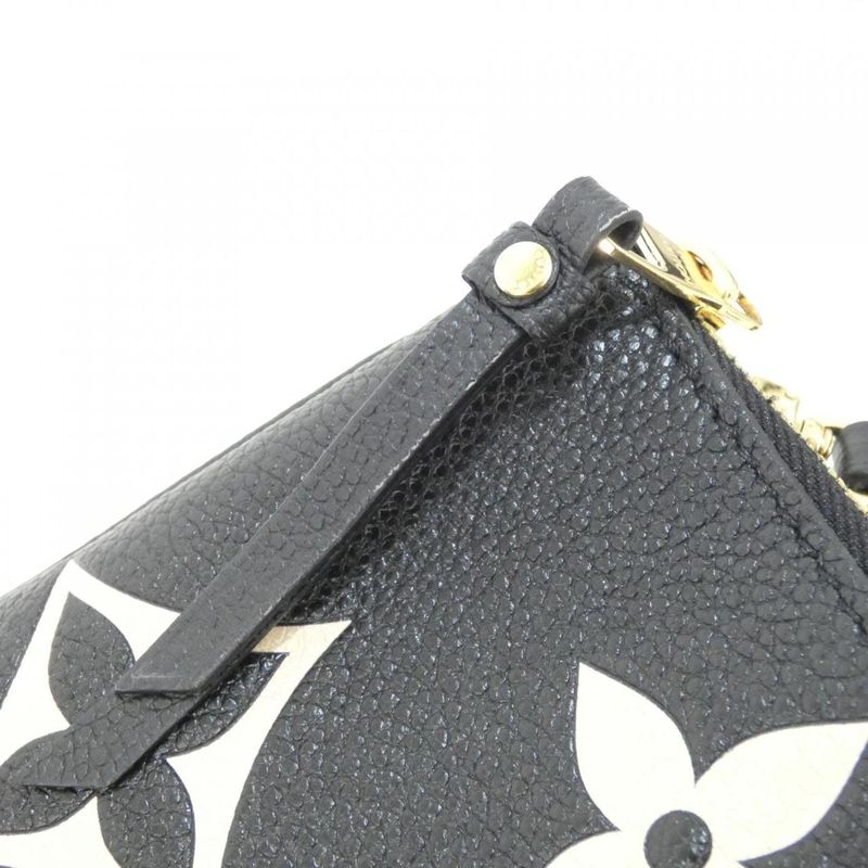 Louis Vuitton Bicolor Monogram Empreinte Pochette Double Zip M80787 Shoulder Bag