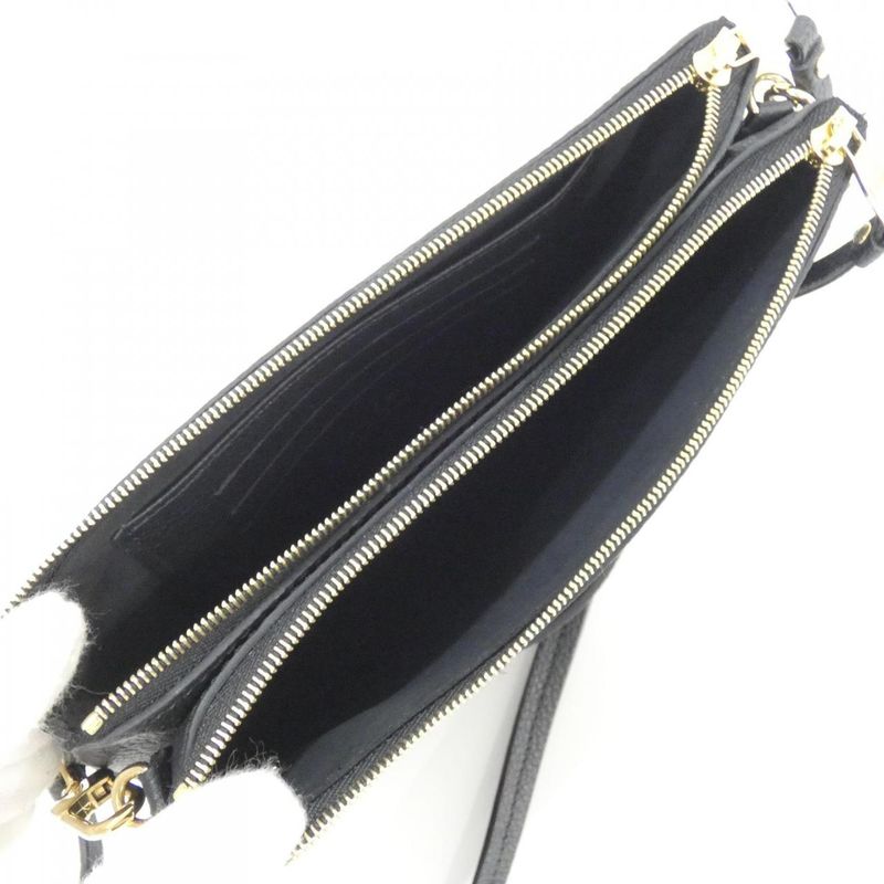 Louis Vuitton Bicolor Monogram Empreinte Pochette Double Zip M80787 Shoulder Bag