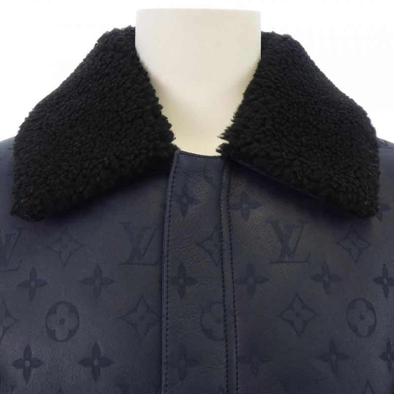 Louis Vuitton Lvsemonogram Shearling Hml42eygl Mouton Jacket