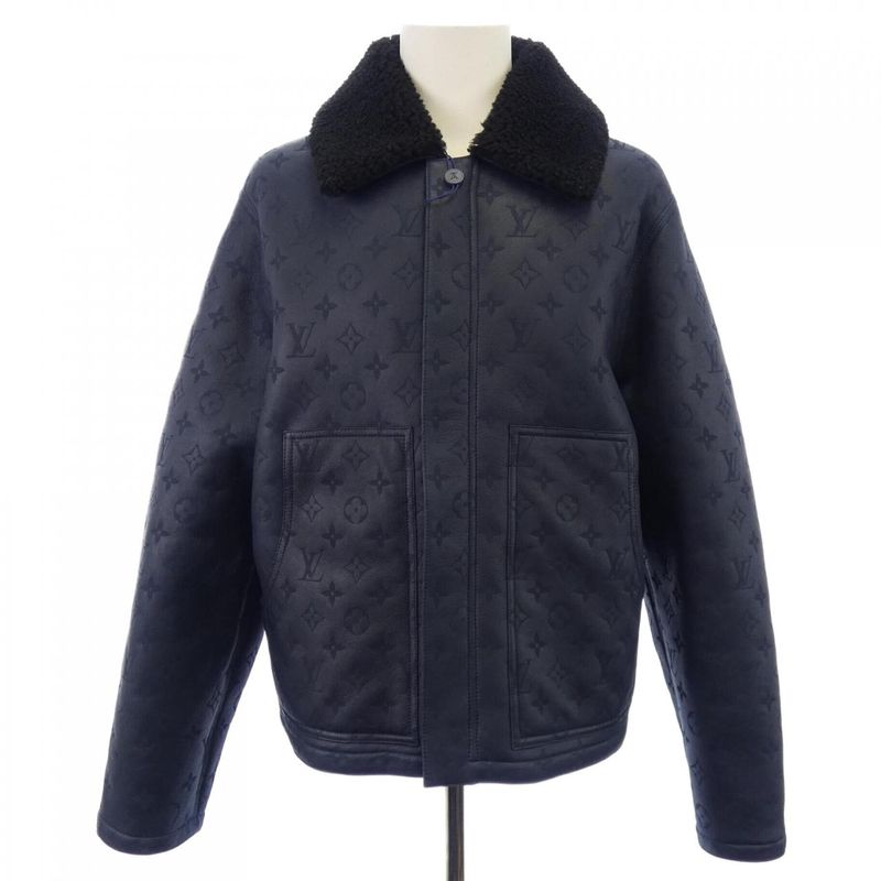 Louis Vuitton Lvsemonogram Shearling Hml42eygl Mouton Jacket