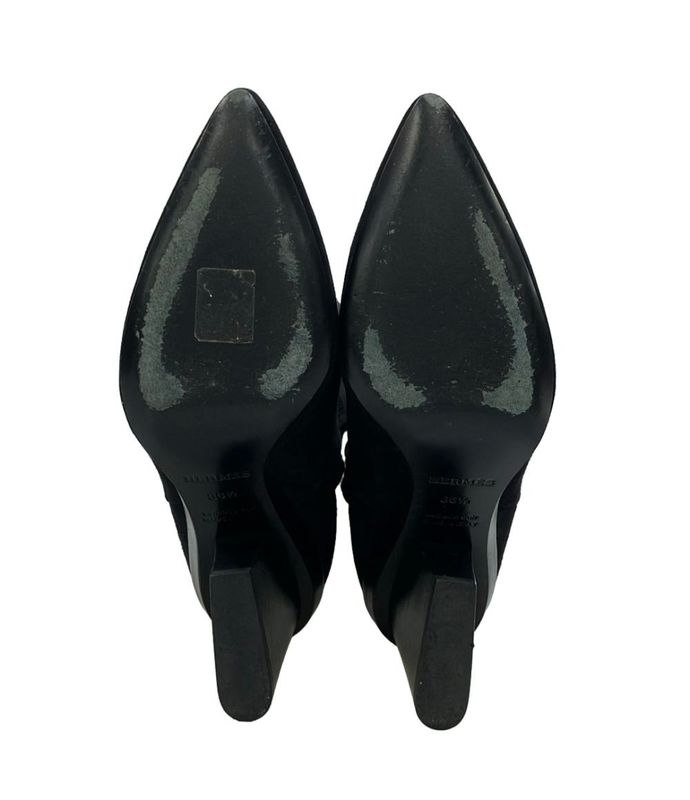 Hermes Long Boots Silver Hardware Women's SIZE 36.5 (24cm (9.45in)) Hermes