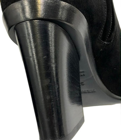 Hermes Long Boots Silver Hardware Women's SIZE 36.5 (24cm (9.45in)) Hermes