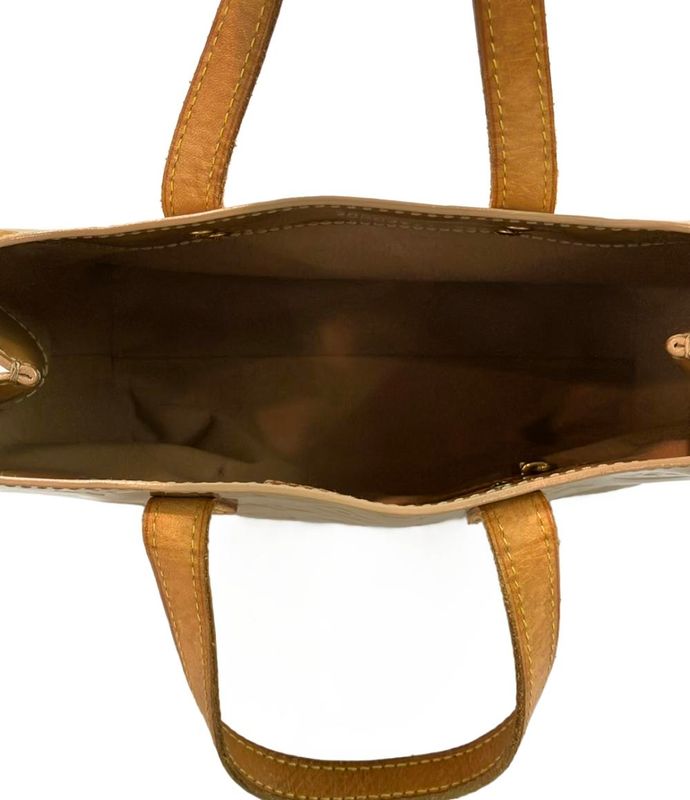 Louis Vuitton Mini Tote Bag Monogram Vernis Lead PM M91334 Women's Louis Vuitton