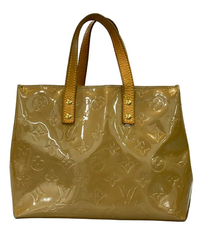Louis Vuitton Mini Tote Bag Monogram Vernis Lead PM M91334 Women's Louis Vuitton