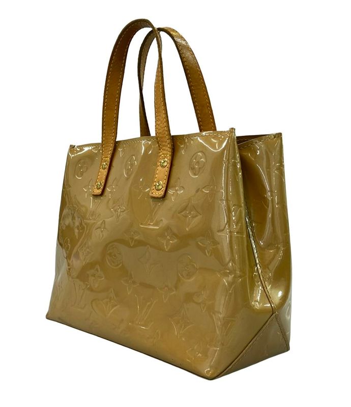 Louis Vuitton Mini Tote Bag Monogram Vernis Lead PM M91334 Women's Louis Vuitton