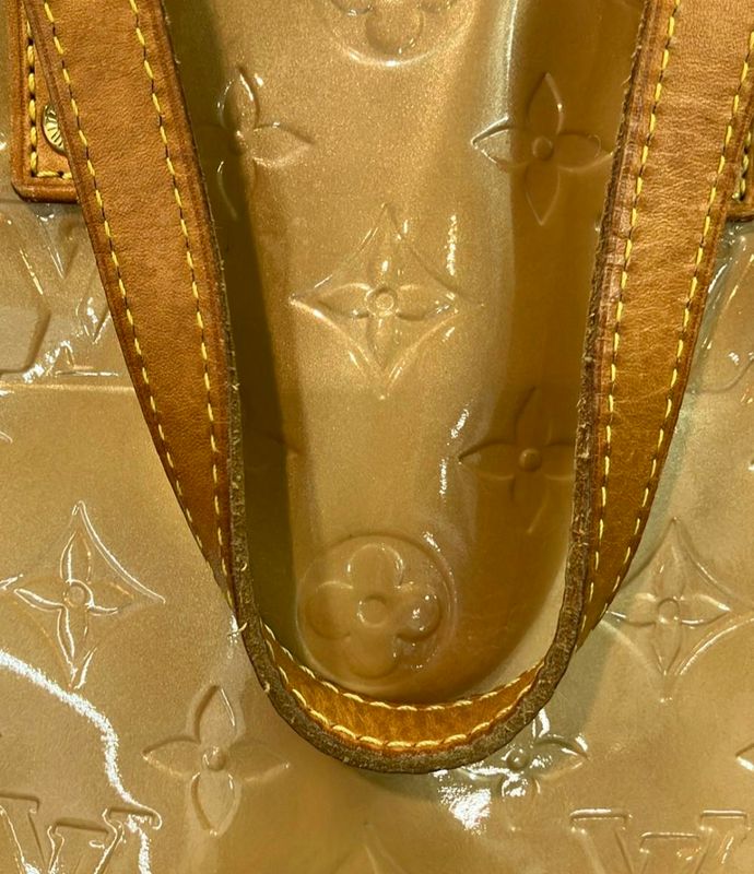 Louis Vuitton Mini Tote Bag Monogram Vernis Lead PM M91334 Women's Louis Vuitton