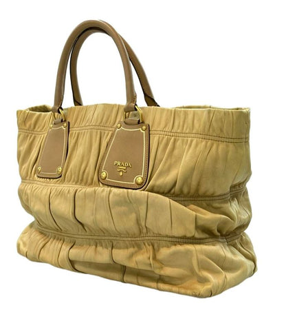 Prada Handbag Tote Bag Gathered Women's Prada
