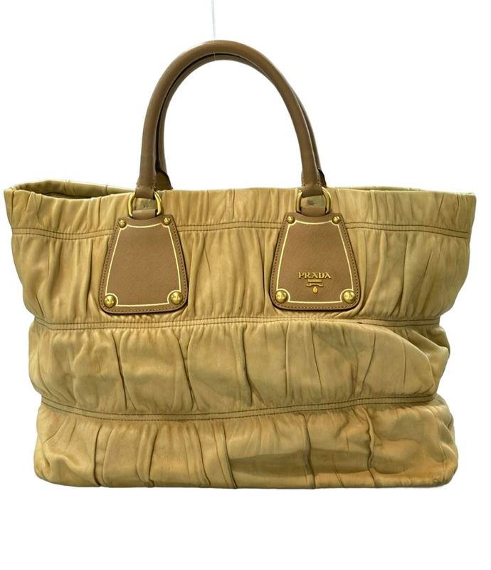 Prada Handbag Tote Bag Gathered Women's Prada
