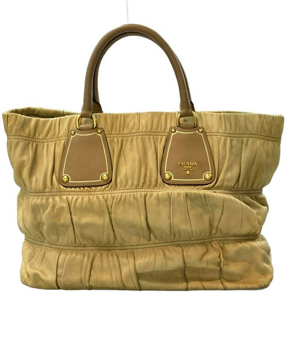 Prada Handbag Tote Bag Gathered Women's Prada