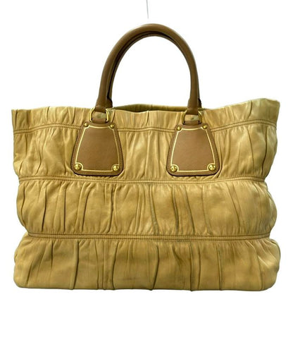 Prada Handbag Tote Bag Gathered Women's Prada