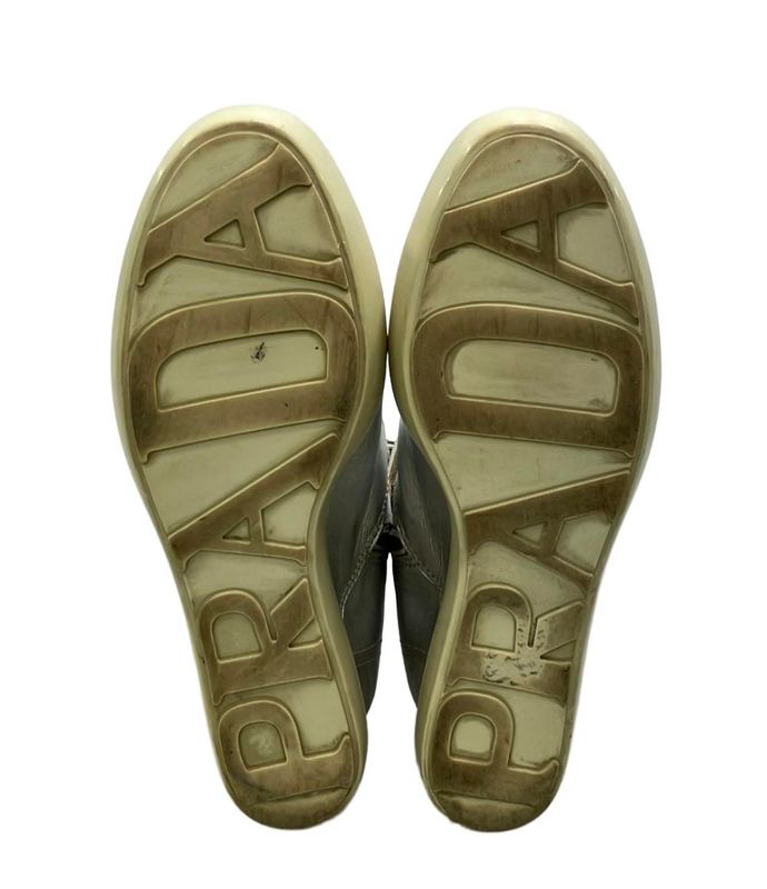 Prada High Cut Sneakers Inheel 3tz015 Women's SIZE 36 (23cm (9.06in)) Prada