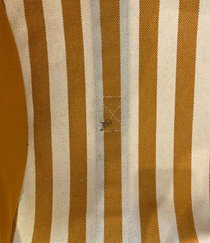 Hermes Tote Bag Canvas Stripe Cannes MM Women's Hermes