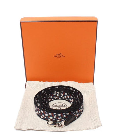 Hermes Shoulder Strap W Engraved Silver Hardware Bandouliere Zigzag Sungle