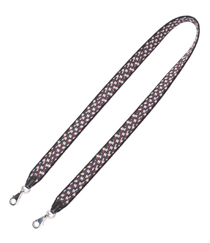 Hermes Shoulder Strap W Engraved Silver Hardware Bandouliere Zigzag Sungle