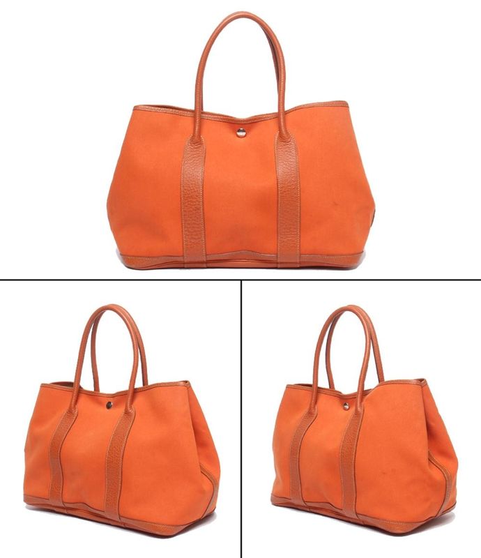 Hermes Tote Bag □I Engraved Silver Hardware Garden Party PM Women's Hermes