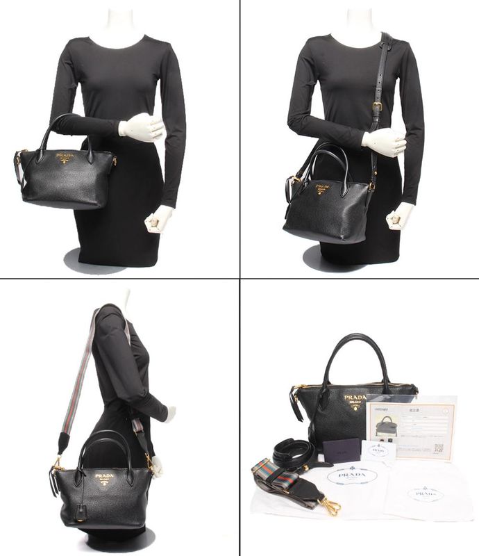 Prada 2WAY Handbag Shoulder Bag Crossbody Shoulder Bag 1ba111 Women's Prada