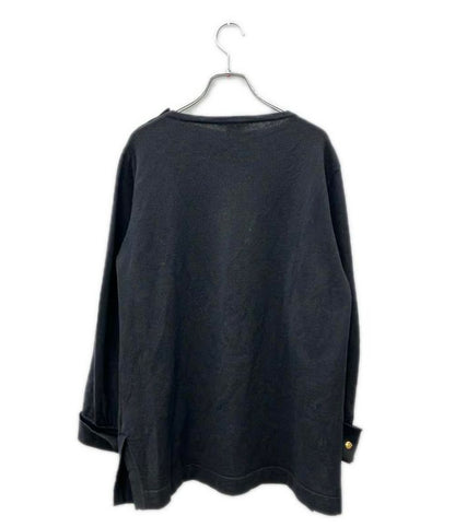 Hermes Long Sleeve Serie Button Knit Ladies SIZE L Hermes