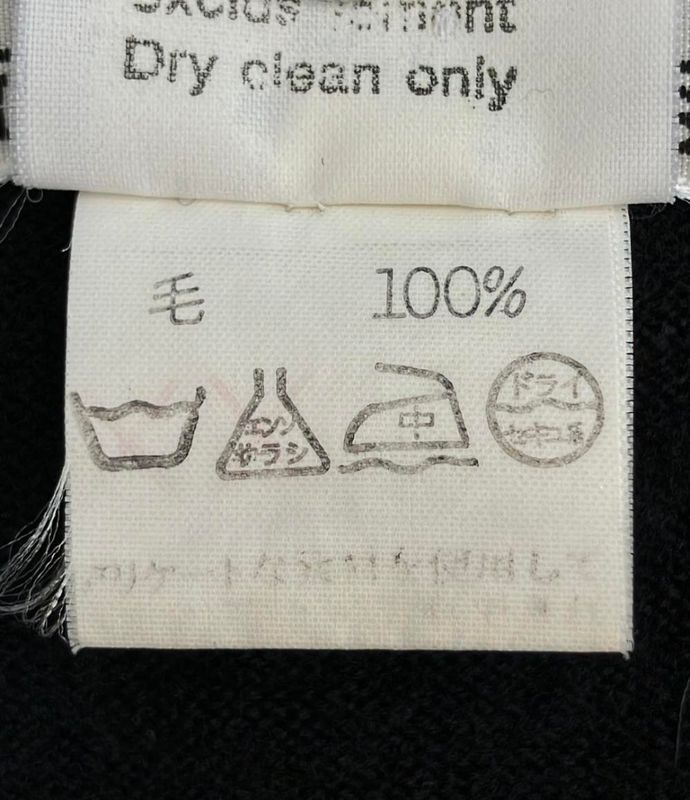 Hermes Long Sleeve Serie Button Knit Ladies SIZE L Hermes