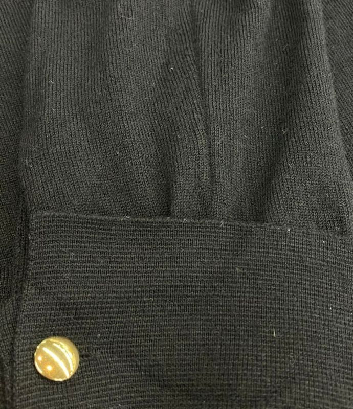 Hermes Long Sleeve Serie Button Knit Ladies SIZE L Hermes