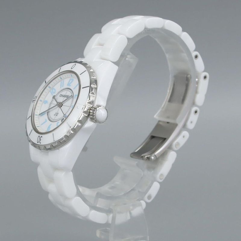 Chanel J12 Blue Light 33mm (1.30in) Ceramic Limited H3826 Ceramic Quartz