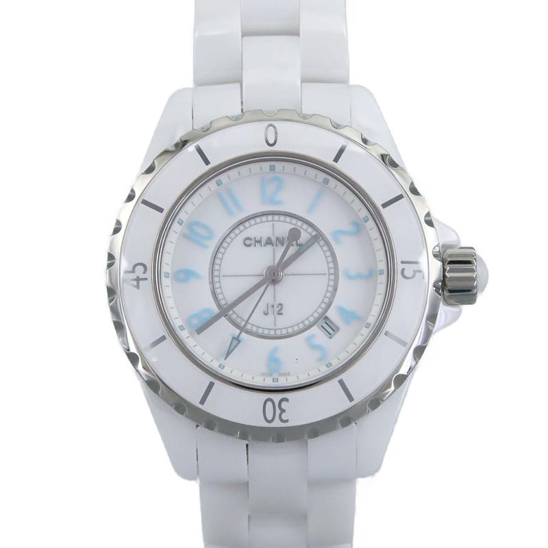 Chanel J12 Blue Light 33mm (1.30in) Ceramic Limited H3826 Ceramic Quartz