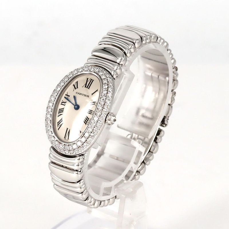 Cartier Baignoir WG 2D Wb5097l2 WG Quartz
