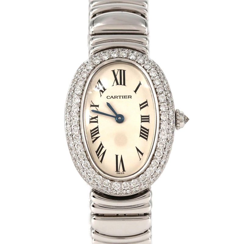 Cartier Baignoir WG 2D Wb5097l2 WG Quartz