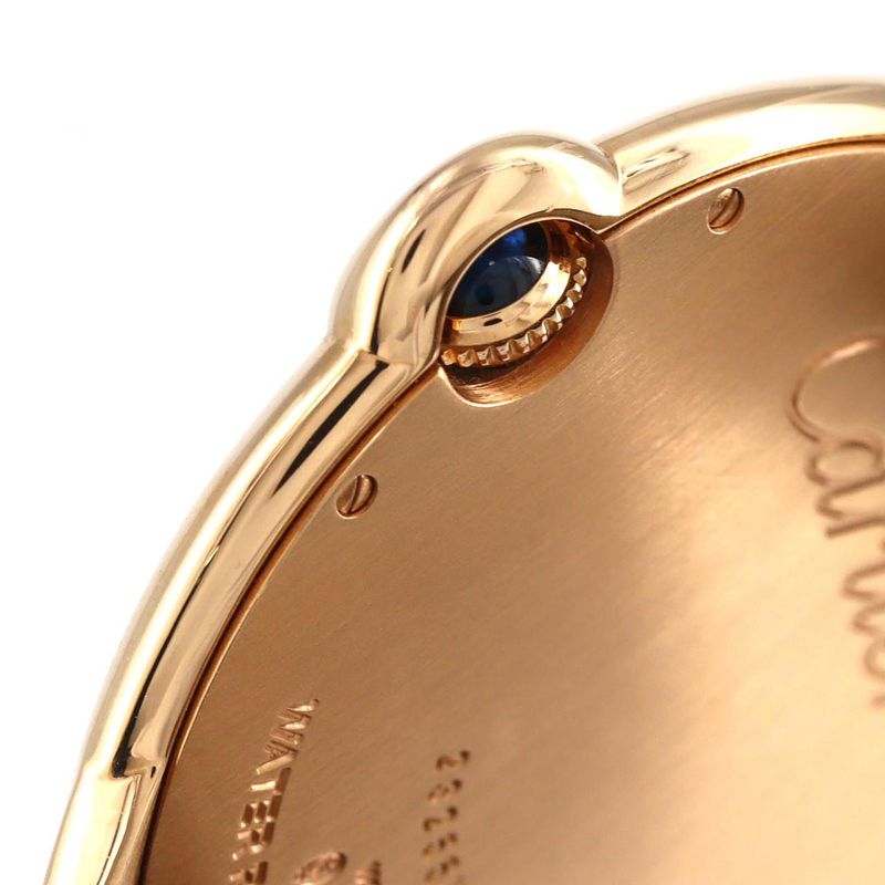 Cartier Ballon Blue Extra Flat PG W6920089 Pg･rg Manual Winding